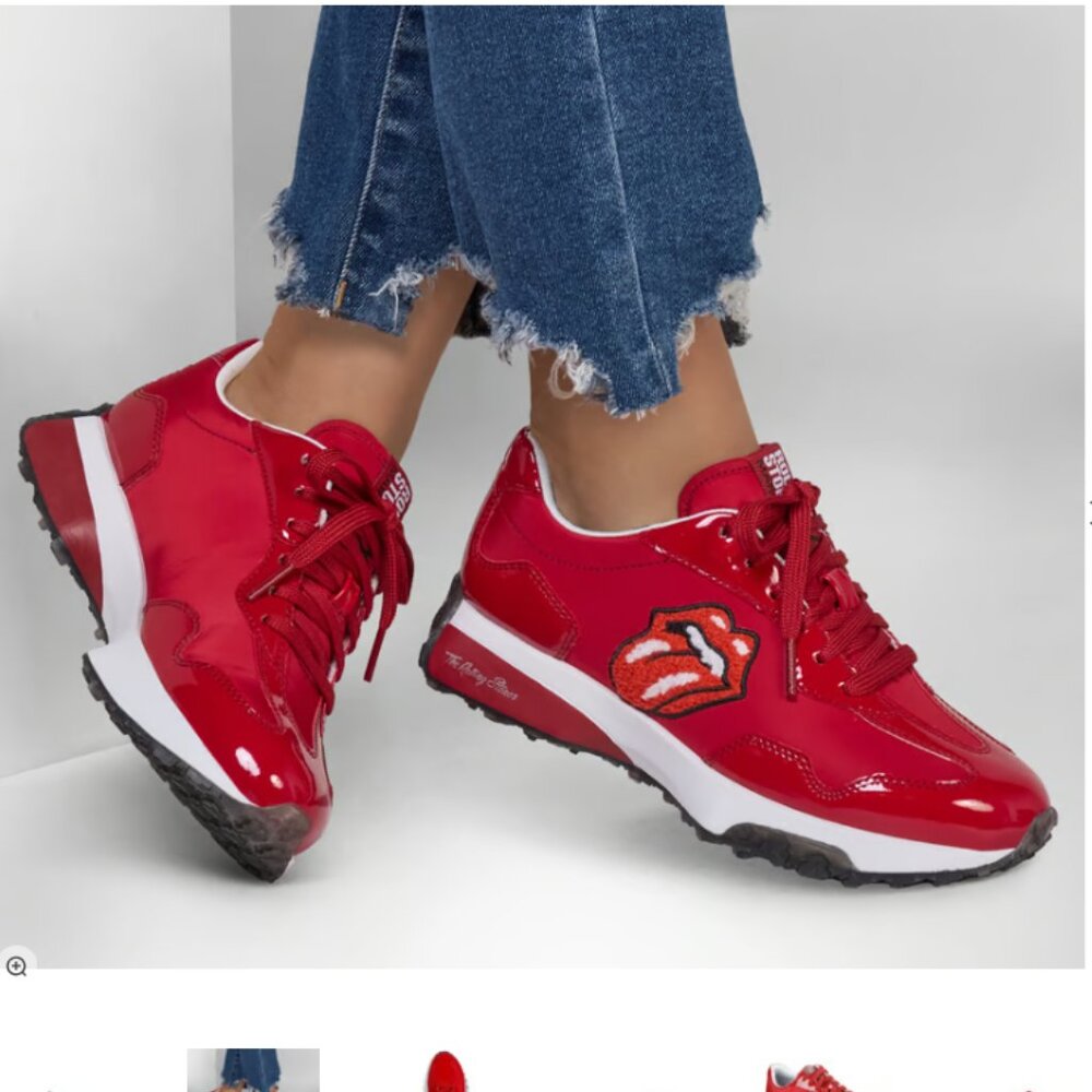 Skechers x The Rolling Stones Upper Cut Neo Jogger Sneaker - RS Lick Women 11